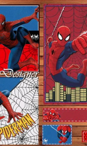 ARQUIVO DE CORTE ETIQUETA ESCOLAR HOMEM ARANHA (#2436)