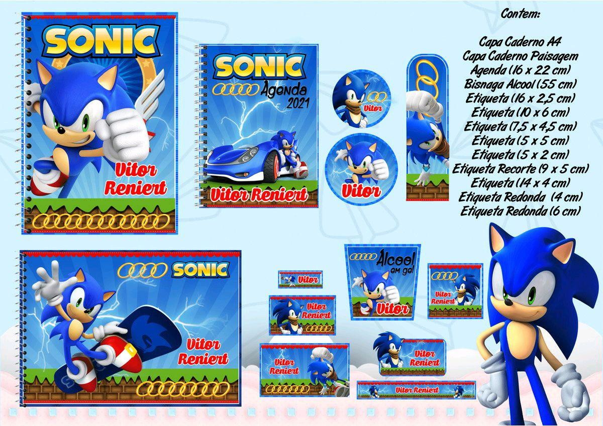 ARQUIVO DE CORTE ETIQUETA ESCOLAR SONIC (#2418)