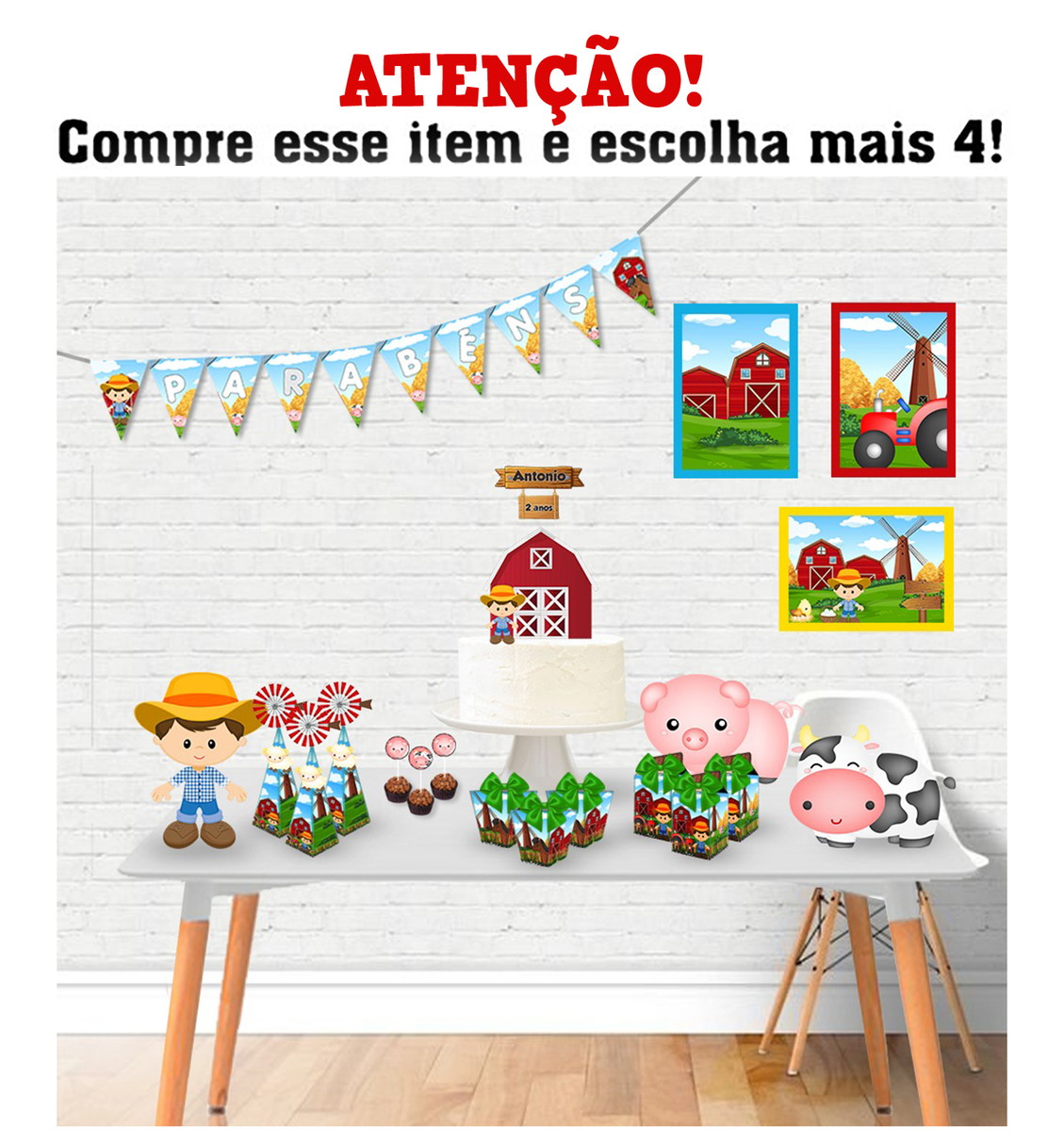 Arquivo de corte Fazendinha Menino Studio e Pdf