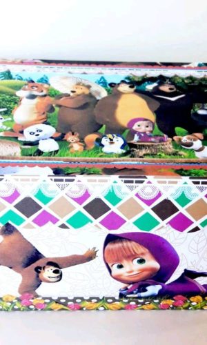 ARQUIVO DE CORTE FESTA NA CAIXA MARSHA E O URSO #4027 PDF E
