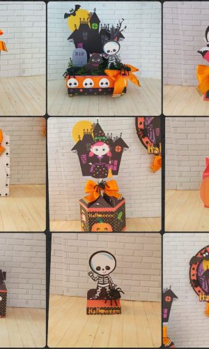 Arquivo de corte Halloween em Studio e PDF