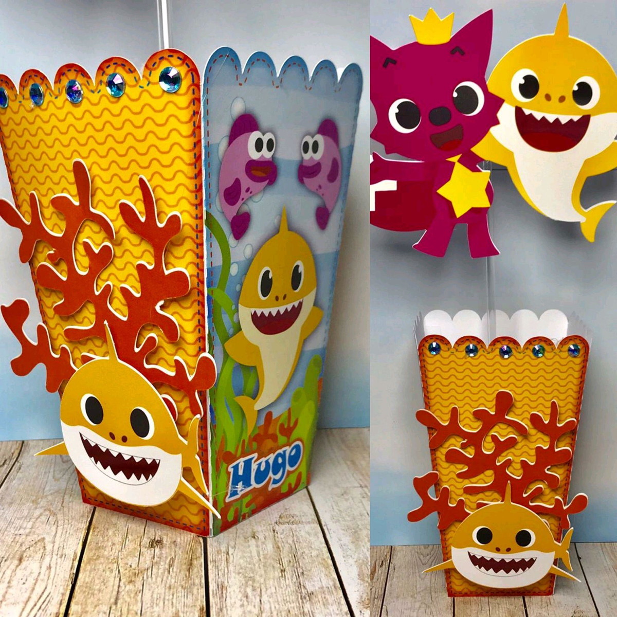 ARQUIVO DE CORTE KIT BABY SHARK (#1424) PDF E STUDIO - Imagem 2