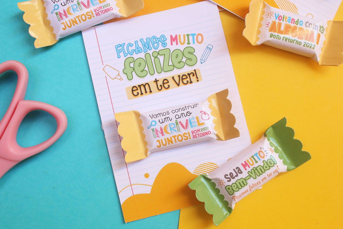 Arquivo de Corte Kit Balas e Cards Volta às Aulas #11400 - Imagem 2