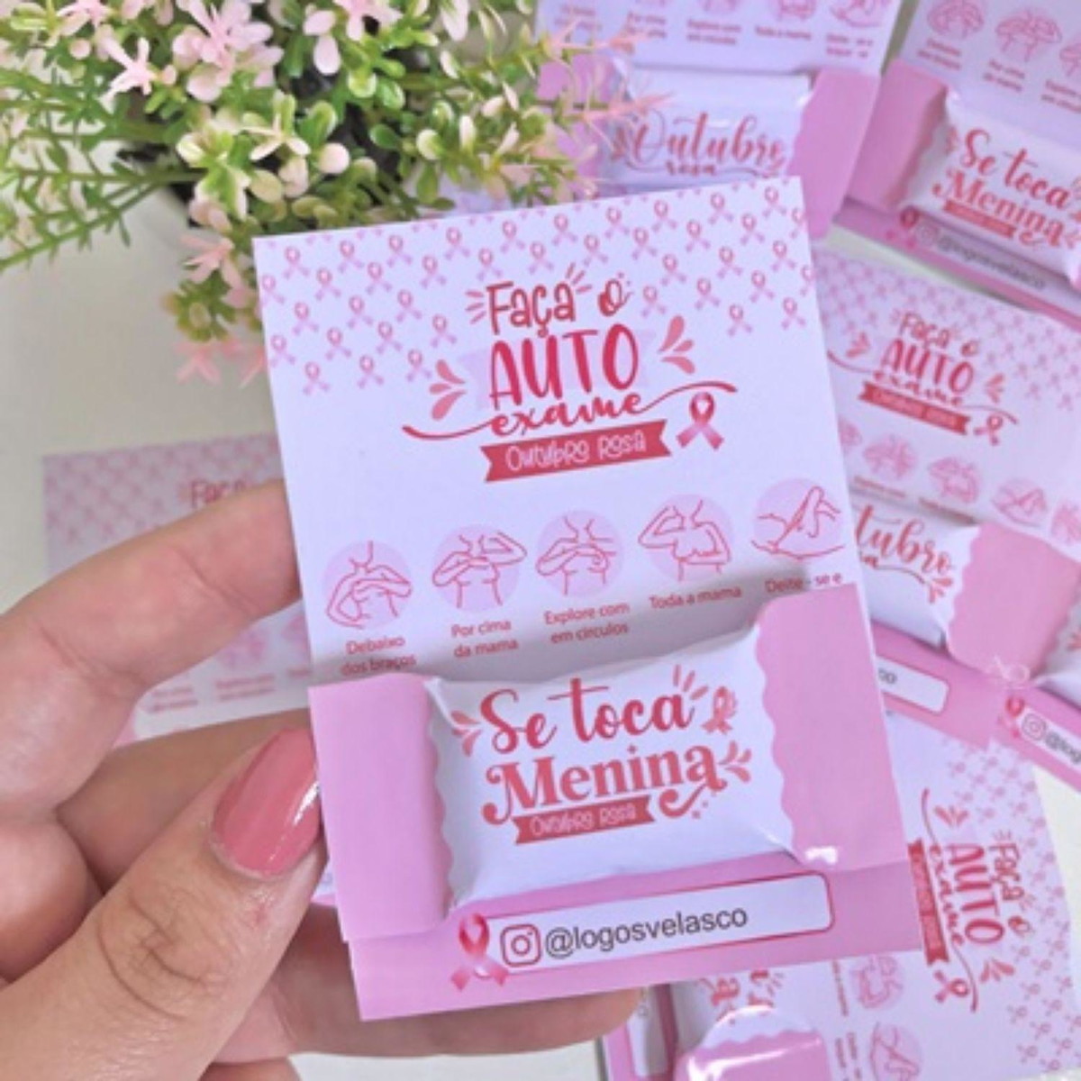 Arquivo De Corte Kit Balinhas Para Card Outubro Rosa #15389 - Imagem 4