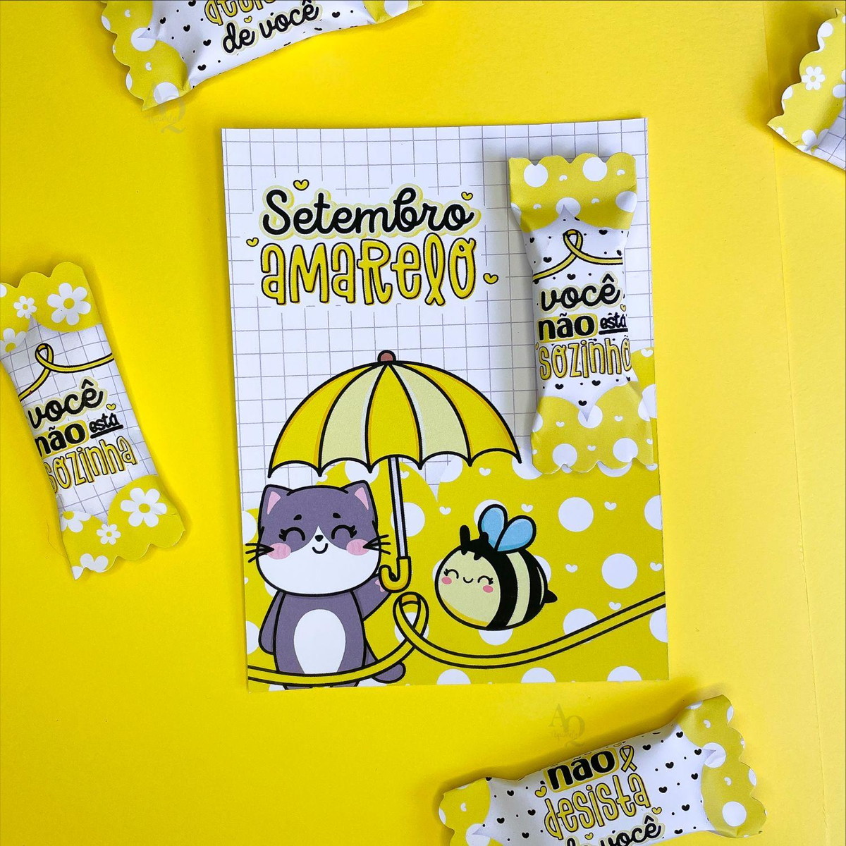 Arquivo De Corte Kit Balinhas Setembro Amarelo #15294 - Imagem 3