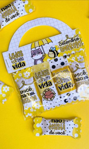 Arquivo De Corte Kit Balinhas Setembro Amarelo #15294