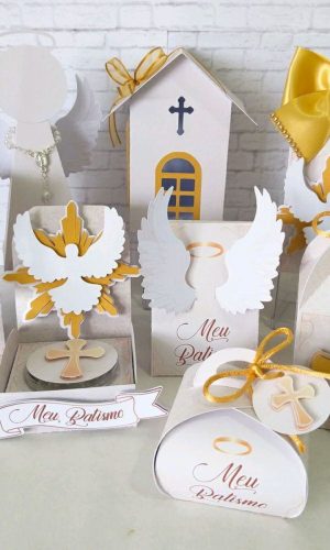 Arquivo de Corte Kit Batizado #7065 pdf e Studio