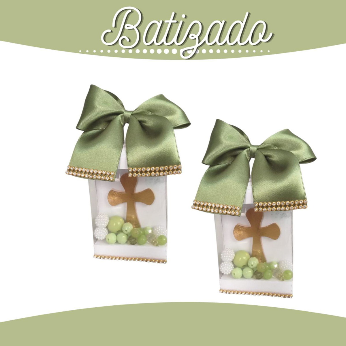 Arquivo de Corte Kit Batizado Verde #13640 - Imagem 3