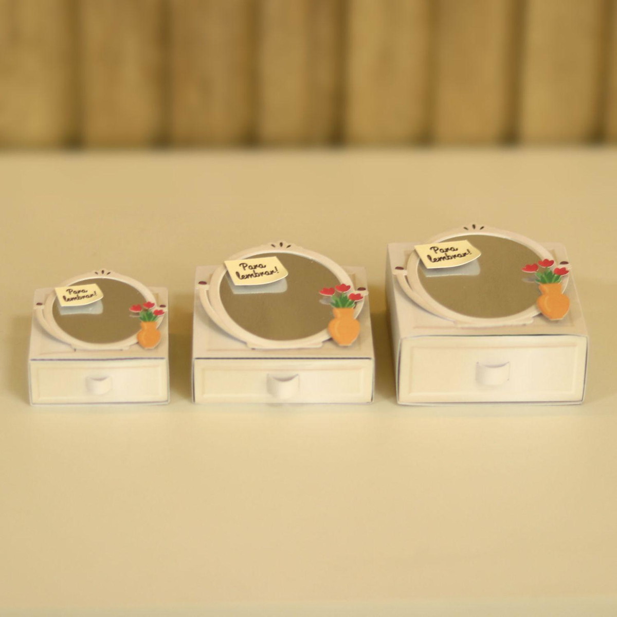Arquivo de Corte Kit Caixas Penteadeira Dia da Mulher #15720 - Imagem 2
