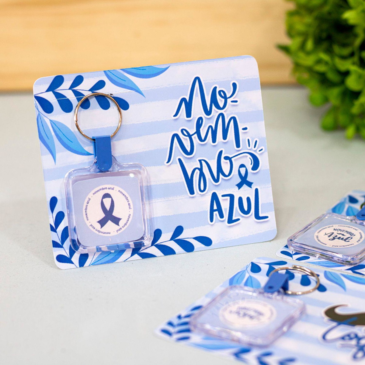 Arquivo de Corte Kit Card Chaveiro Novembro Azul #16525