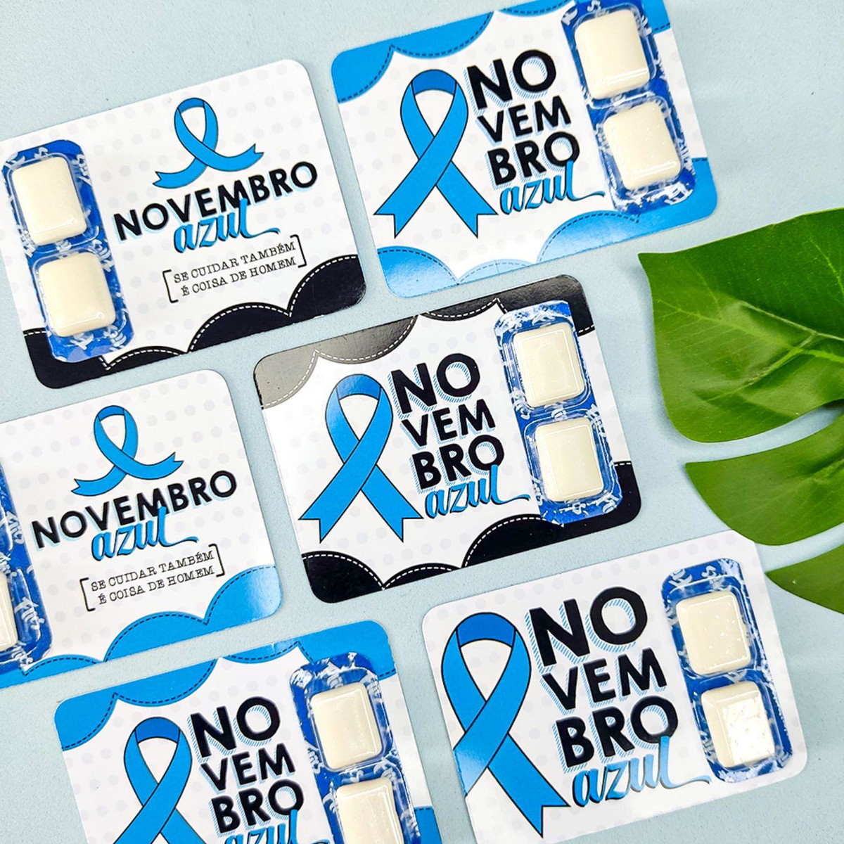 Arquivo de Corte Kit Card com Chiclete Novembro Azul #16533 - Imagem 2