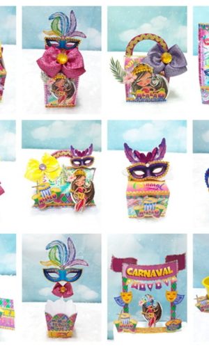 Arquivo de corte kit carnaval studio e pdf