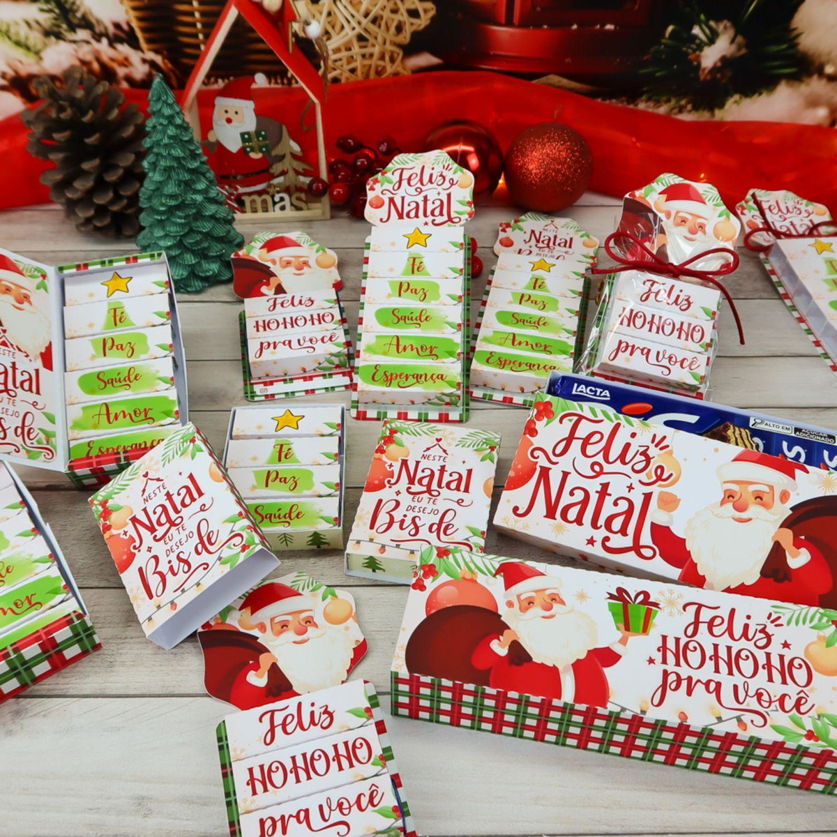 Arquivo de Corte Kit Combo Caixas Bis Natal #16593