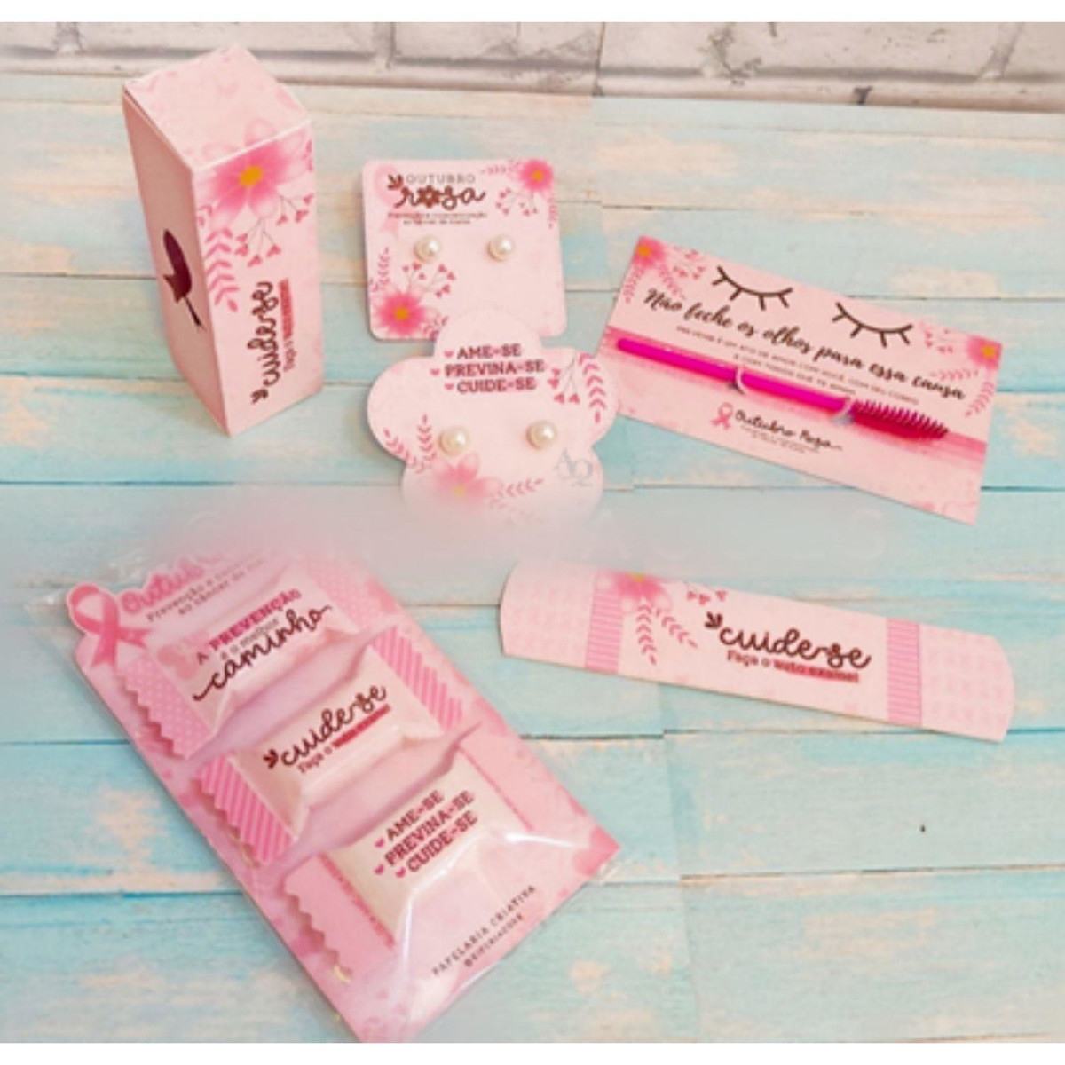 Arquivo de Corte Kit Completo Outubro Rosa #15385