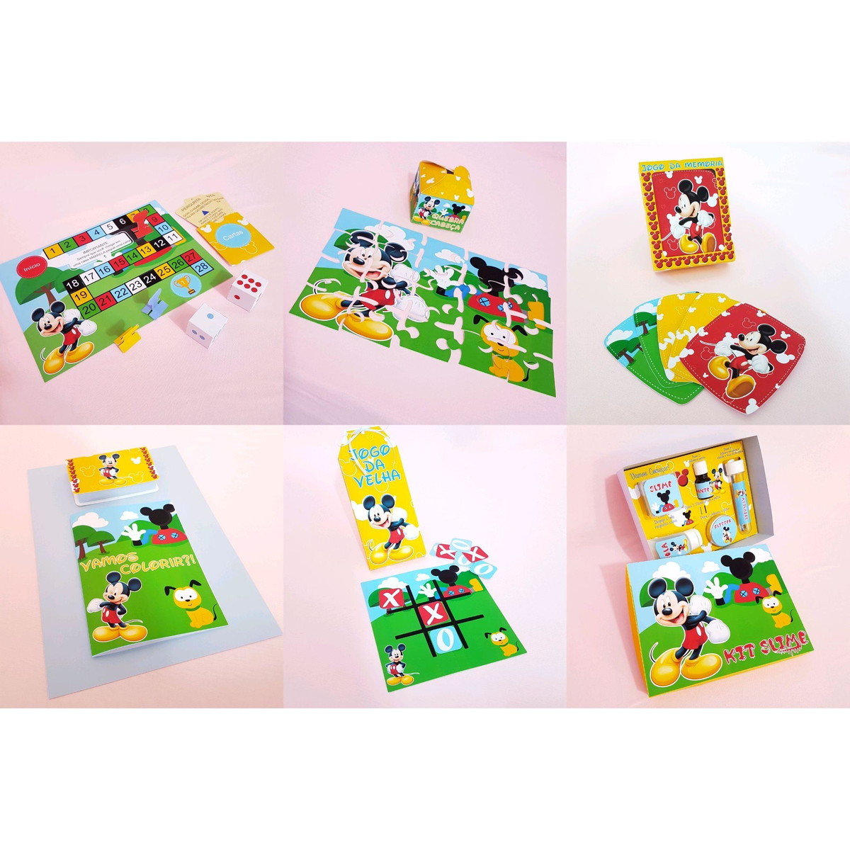 ARQUIVO DE CORTE KIT DIVERSÃO DIA DAS CRIANÇAS MICKEY #9083