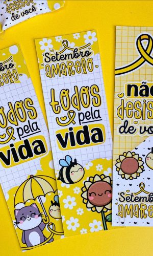 Arquivo De Corte Kit Marca Páginas Setembro Amarelo #15296