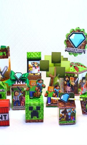 Arquivo de Corte Kit Minecraft #9116