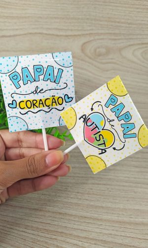 Arquivo De Corte Kit Pirulitos Do Dia Dos Pais #15190