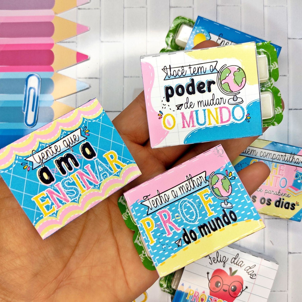 Arquivo Corte Kit Porta Chiclete Dia Dos Professores #15353 - Imagem 3