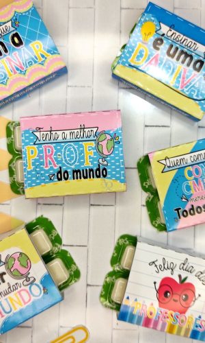 Arquivo Corte Kit Porta Chiclete Dia Dos Professores #15353