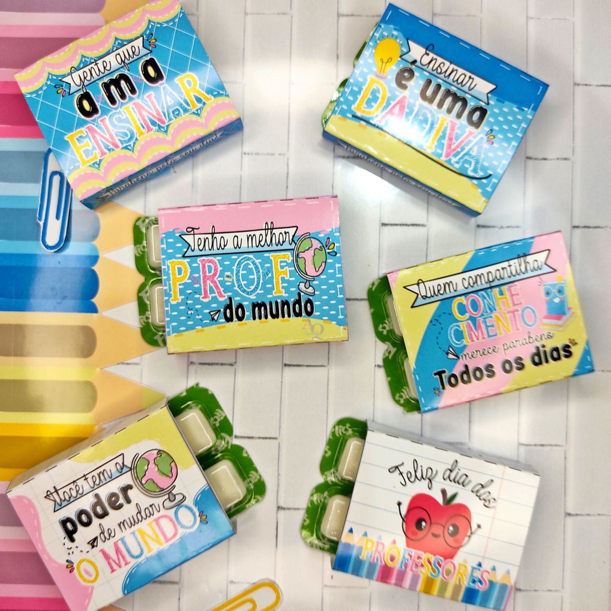 Arquivo Corte Kit Porta Chiclete Dia Dos Professores #15353
