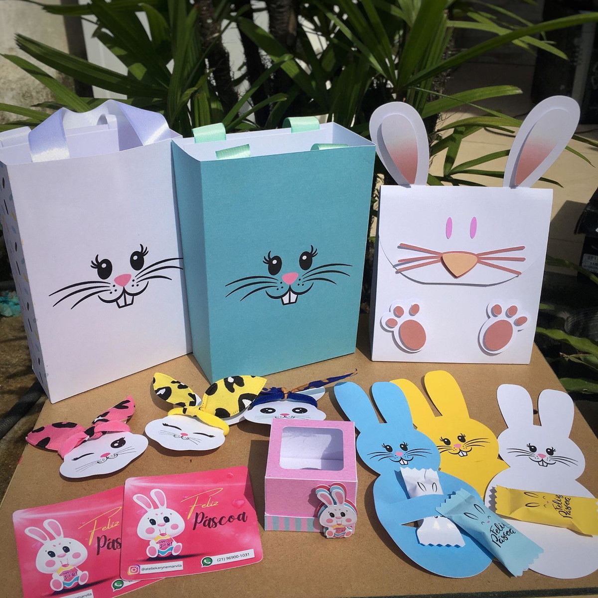 Arquivo de Corte Kit Sacolas de Pascoa #13816 - Imagem 3