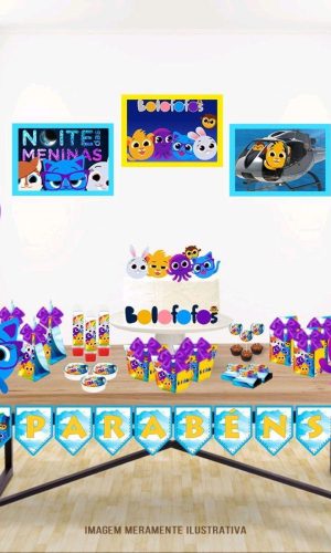 ARQUIVO DE CORTE KIT SÓ UM BOLINHO TEMA BOLOFOFO #11057