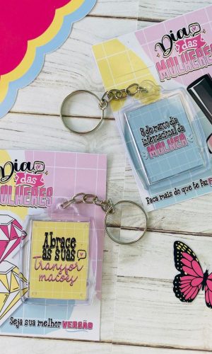 Arquivo de Corte Kit Tag + Chaveiro Dia da Mulher #15718