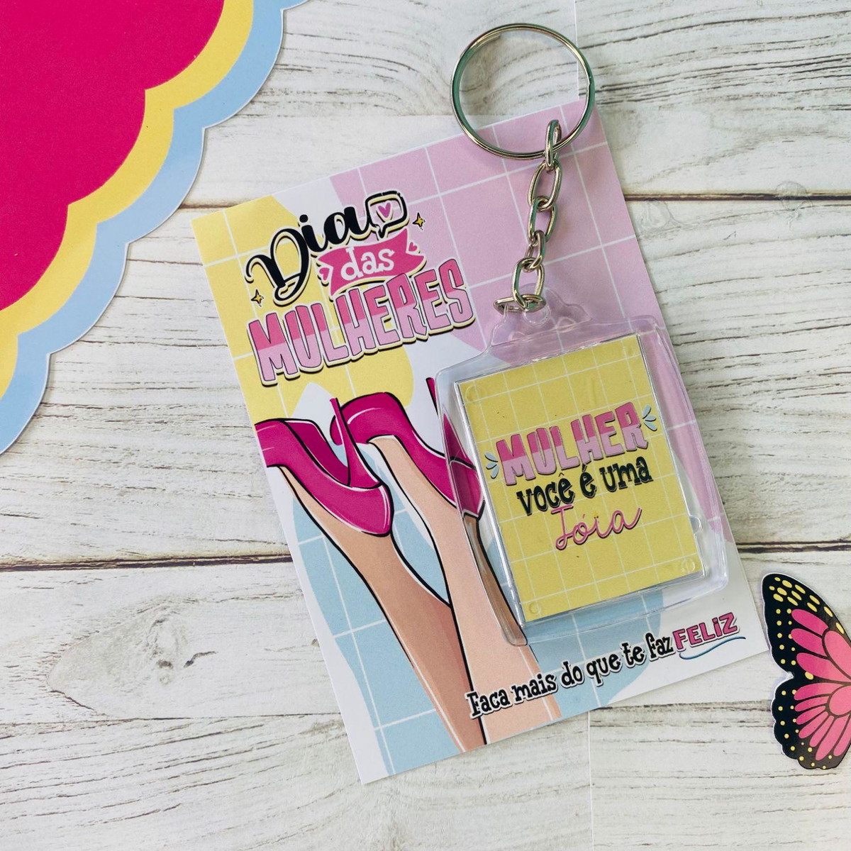 Arquivo de Corte Kit Tag + Chaveiro Dia da Mulher #15718 - Imagem 3