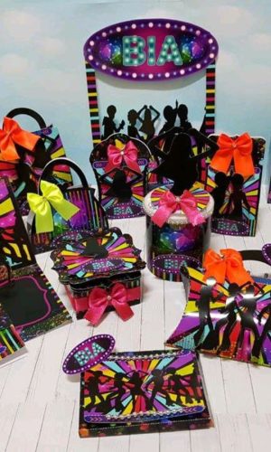 ARQUIVO DE CORTE KIT TEMA BALADA NEON #8027 STUDIO