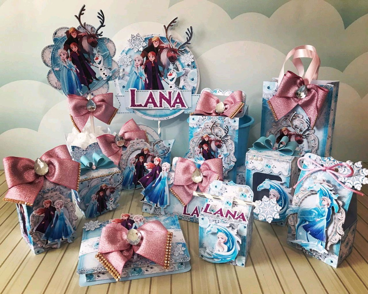 ARQUIVO DE CORTE KIT TEMA FROZEN (#11081) PDF E STUDIO