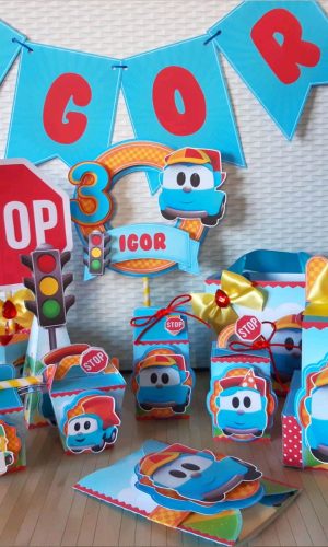 ARQUIVO DE CORTE KIT TEMA LEO O CAMINHAO #11086