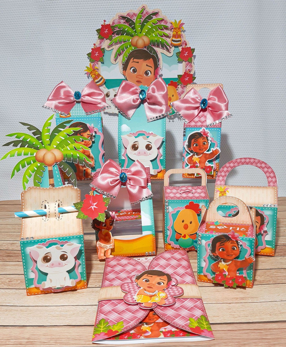 ARQUIVO DE CORTE KIT TEMA MOANA #11089
