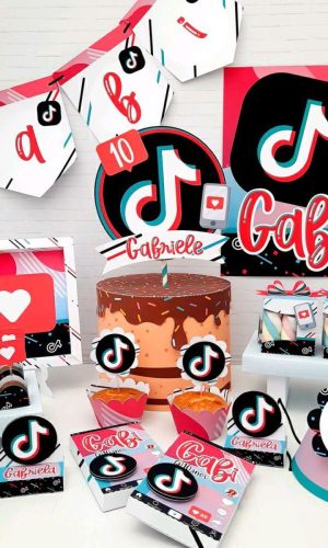 ARQUIVO DE CORTE KIT TIK TOK (#7800) - PDF E STUDIO