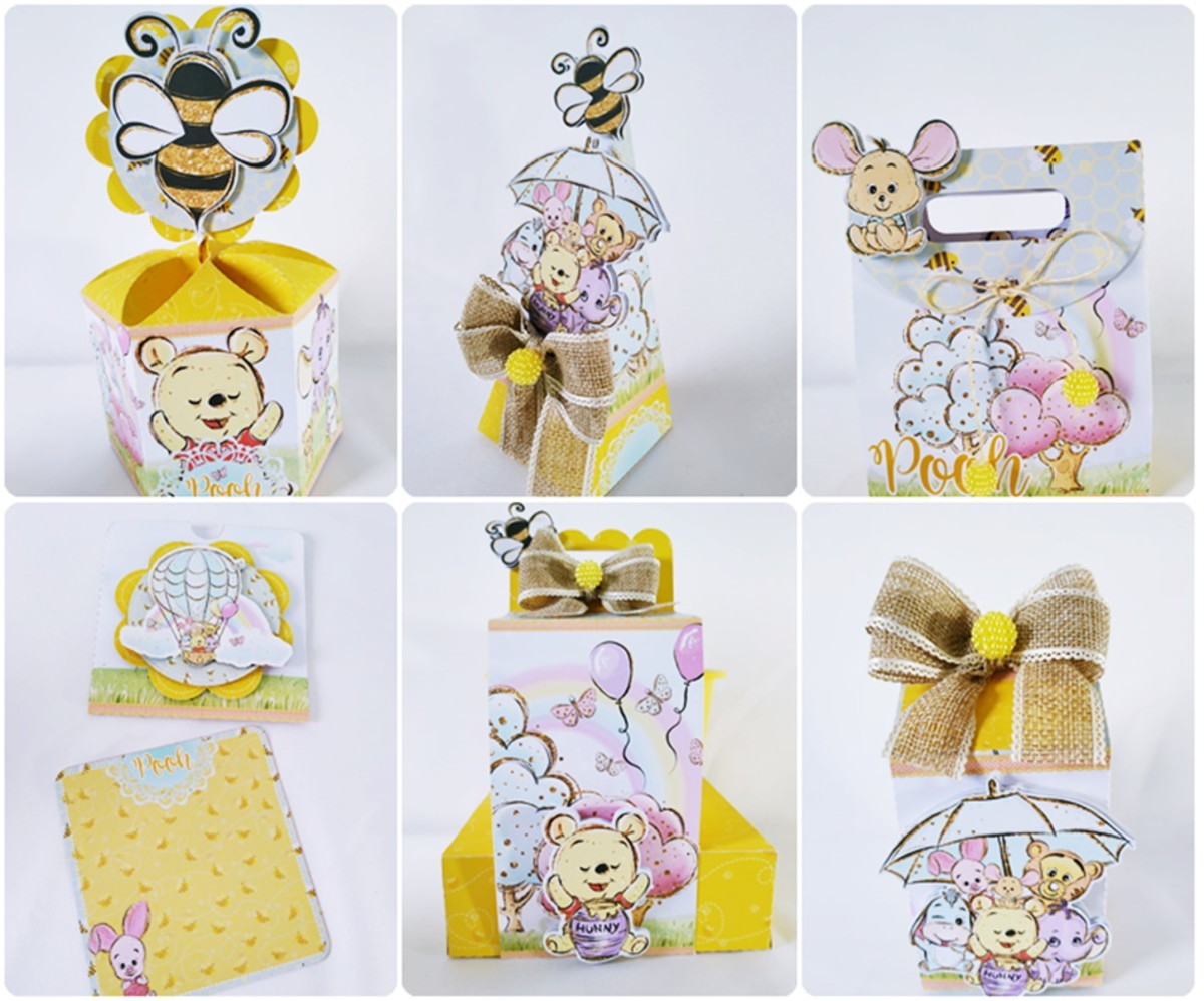 Arquivo de Corte Kit Ursinho Pooh Studio e pdf