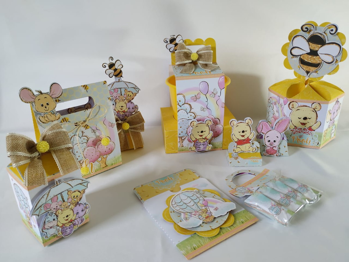 Arquivo de Corte Kit Ursinho Pooh Studio e pdf - Imagem 5