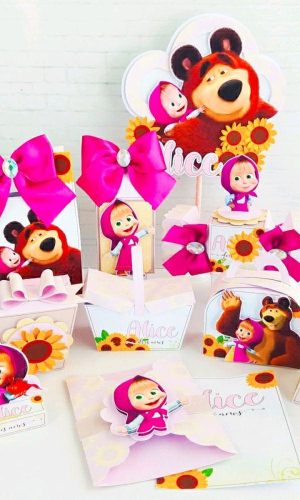 ARQUIVO DE CORTE MARSHA E O URSO (#9077) - PDF E STUDIO