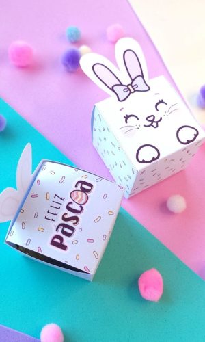 Arquivo de Corte Mini Caixinha Coelho Pascoa #13769