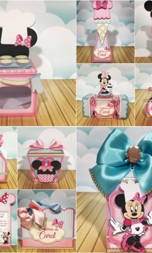 Arquivo de Corte - Minnie Confeiteira 1