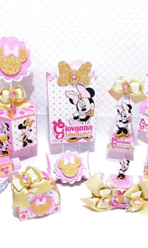 Arquivo de corte Minnie Rosa STUDIO E PDF