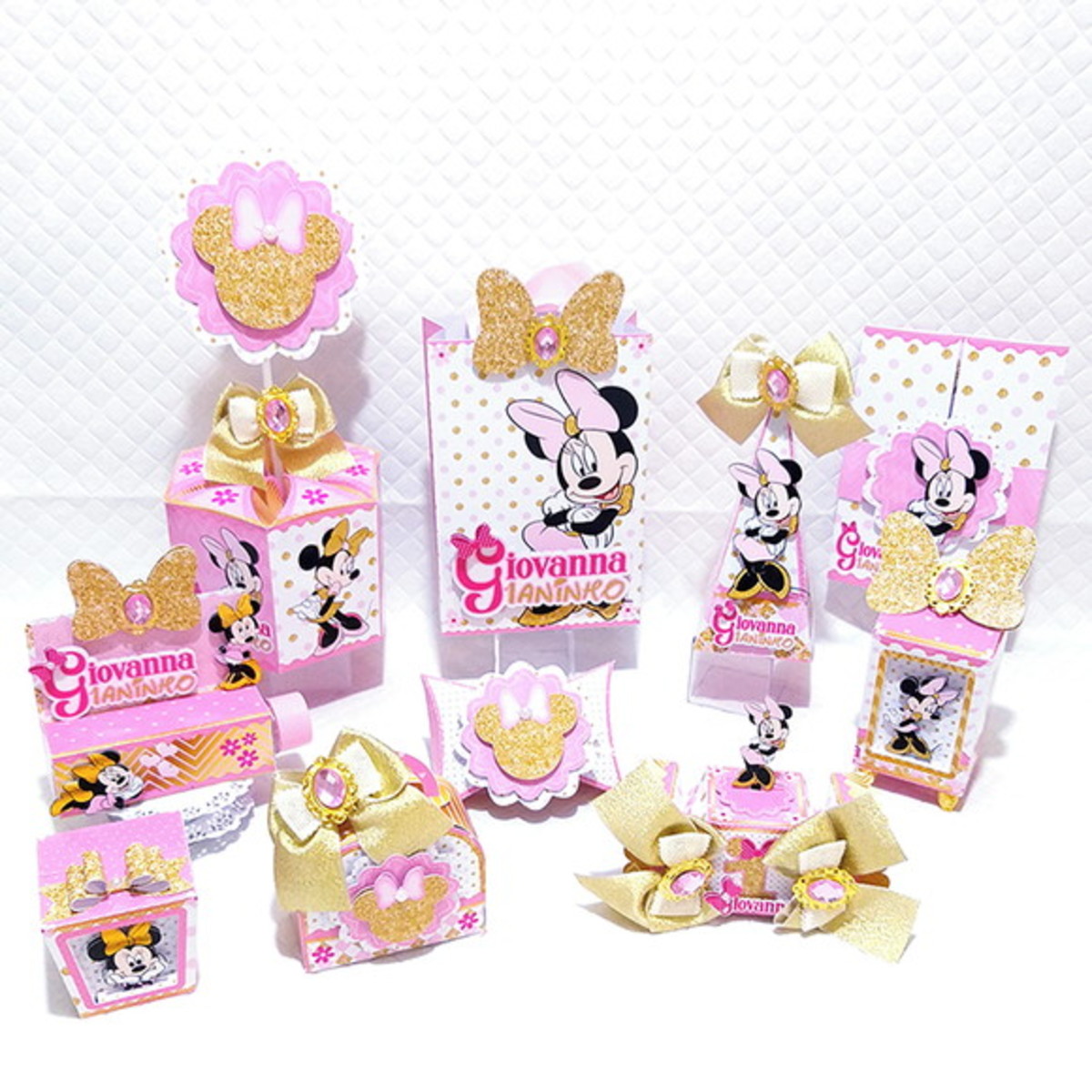 Arquivo de corte Minnie Rosa STUDIO E PDF