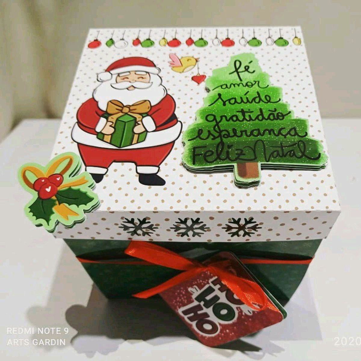 ARQUIVO DE CORTE NATAL CAIXA EXPLOSÃO (#2067) STUDIO E PDF - Imagem 2
