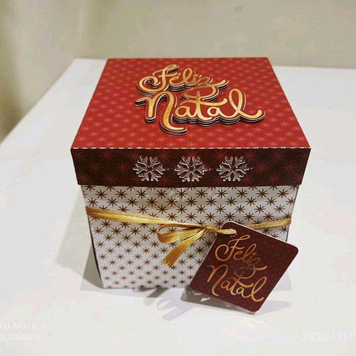 ARQUIVO DE CORTE NATAL CAIXA EXPLOSÃO (#2070) STUDIO E PDF - Imagem 2