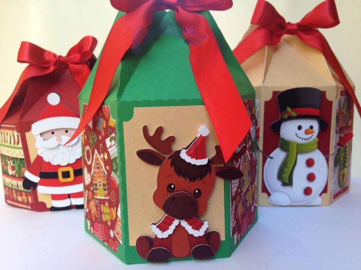 Arquivo de Corte Natal Kit Caixas para Panetone #14602 - Imagem 2