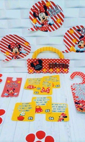 ARQUIVO DE CORTE PASCOA CAÇA AOS OVOS MINNIE VERMELHA #3466