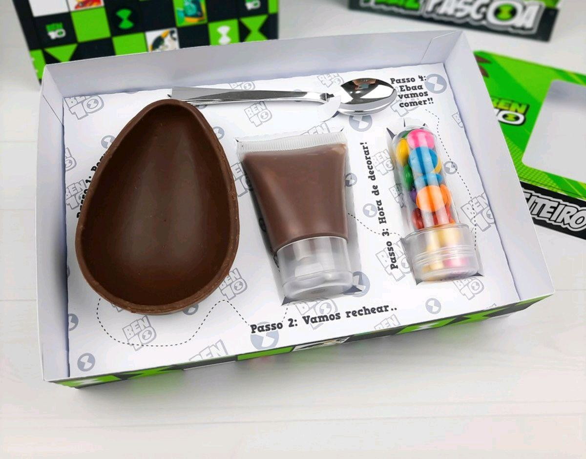 ARQUIVO DE CORTE PASCOA CAIXA MINI CONFEITEIRO BEN 10 #3361 - Imagem 2