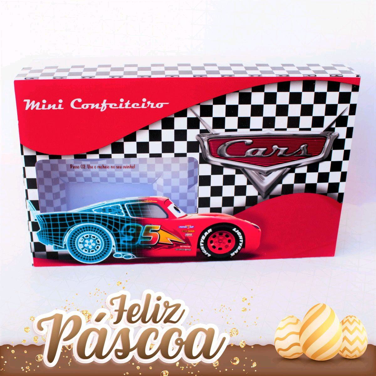 ARQUIVO DE CORTE PASCOA CAIXA MINI CONFEITEIRO CARROS #3091 - Imagem 2