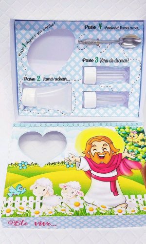 ARQUIVO DE CORTE PASCOA CAIXA MINI CONFEITEIRO CRISTÃ #3014
