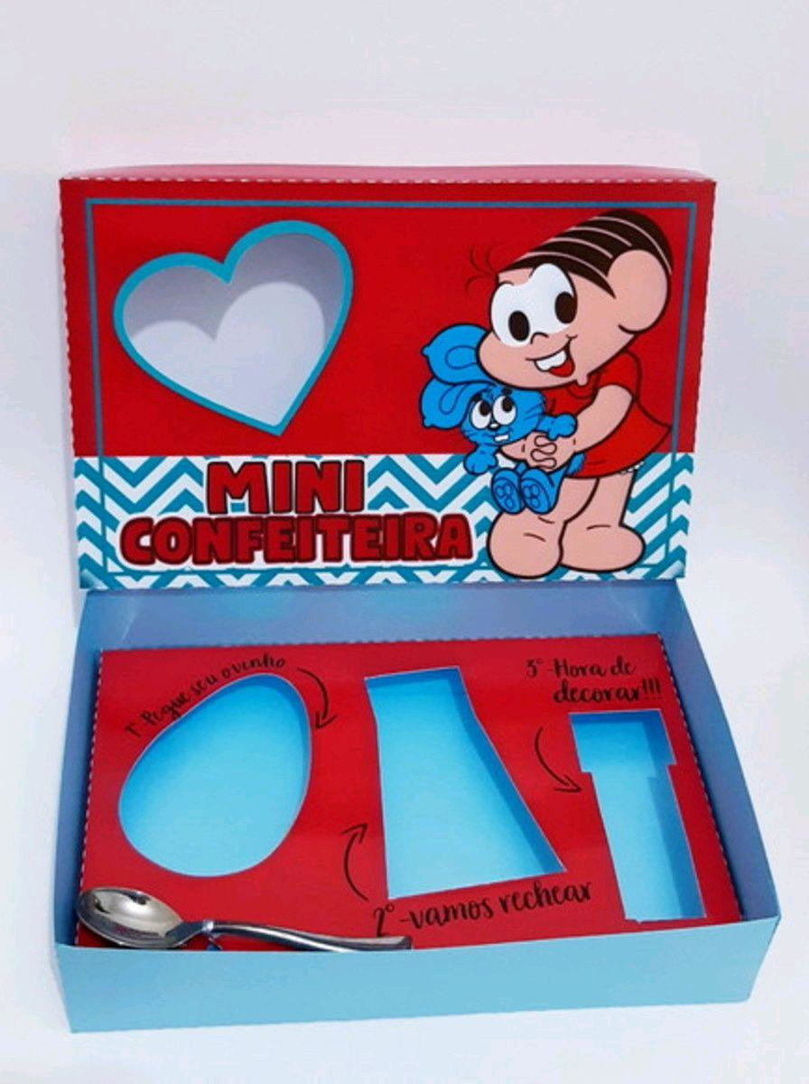 ARQUIVO DE CORTE PASCOA CAIXA MINI CONFEITEIRO MONICA #3208