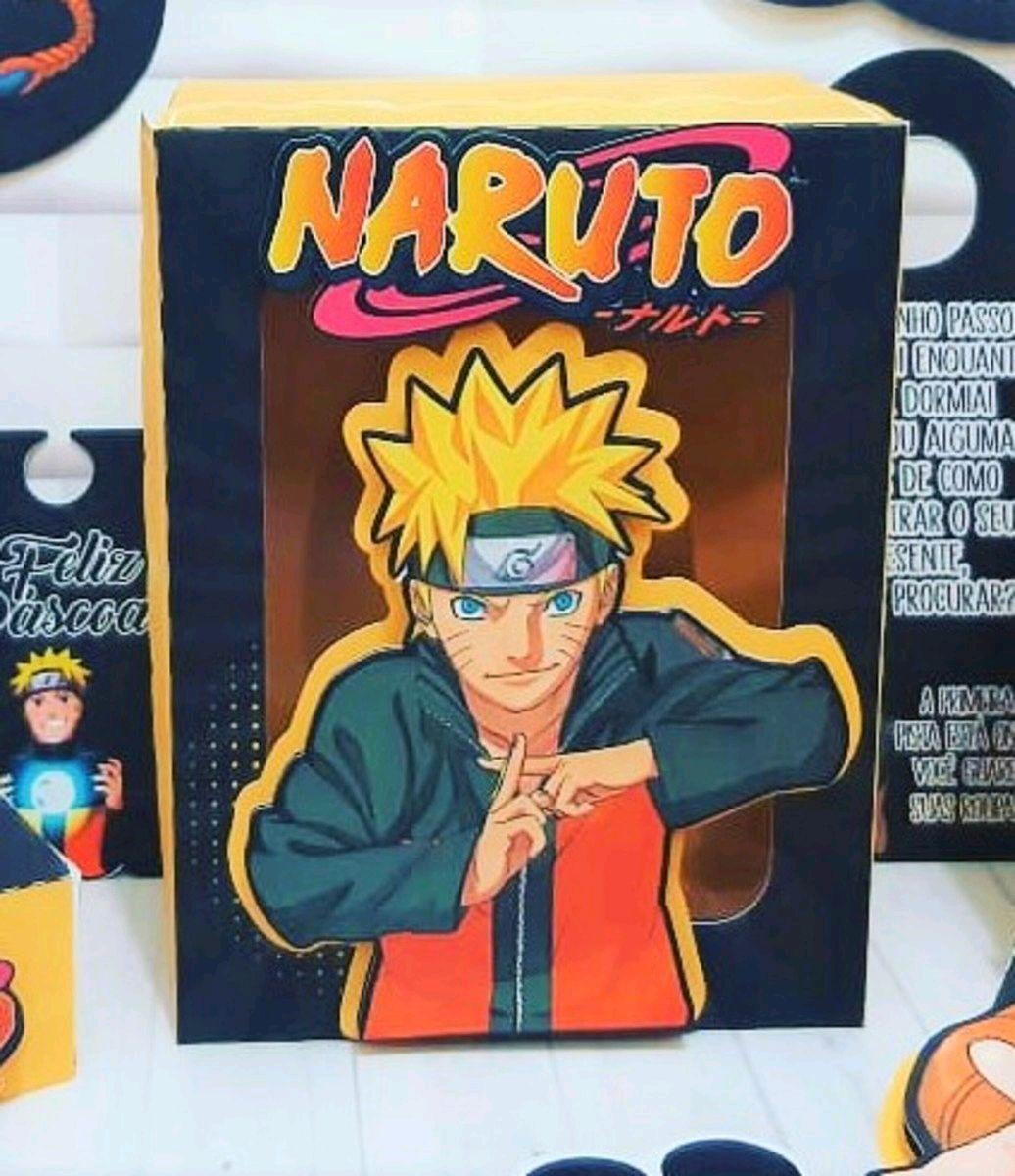 ARQUIVO DE CORTE PASCOA CAIXA OVO DE COLHER NARUTO #3508 - Imagem 3